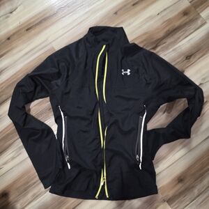 Under Armour Black Jacket with Yellow Accents